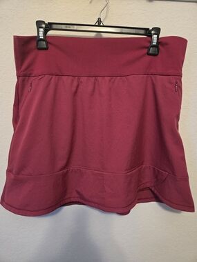 adidas Burgundy Performance Skort